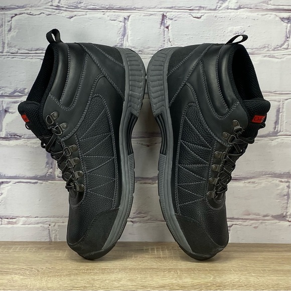 Orthofeet Shoes Orthofeet Hunter Black Waterproof Leather Boots